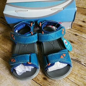 See Kai Run Jetty Blue Sandals Size 8 NWT